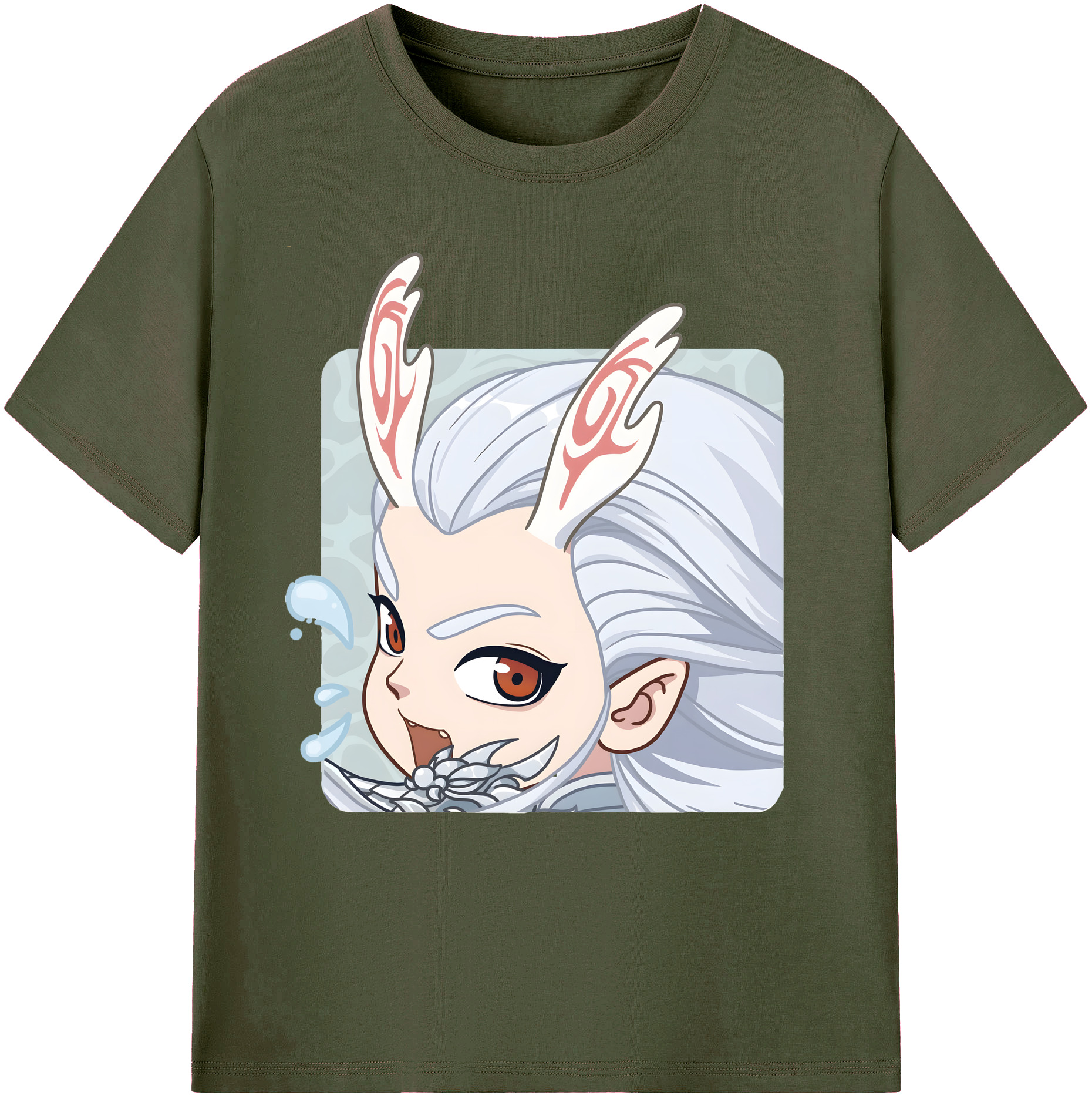 （画像用） Ne Zha 2 ナタ 魔童の大暴れ 綿100％ メンズ半袖Tシャツ｜肌触りやわらか＆通気性